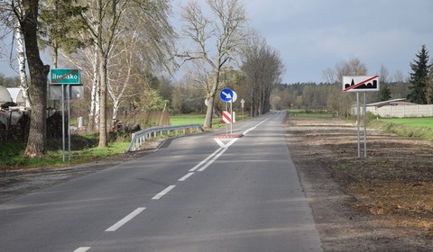 Przebudowa drogi powiatowej na odcinku od granicy powiatu kościańskiego - Brońsko - Nowy Białcz - dr. woj. nr 312